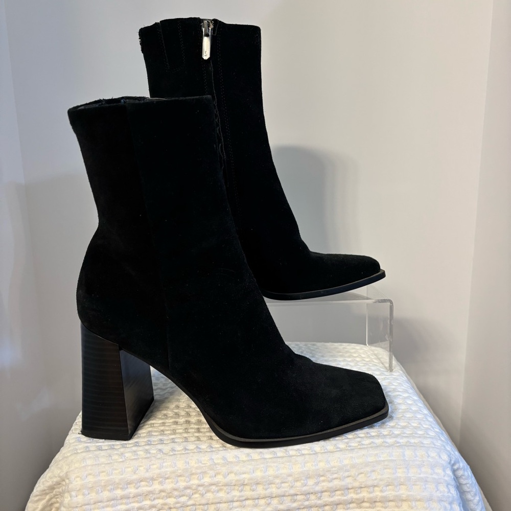 Sam Edelman Black Heeled Boots